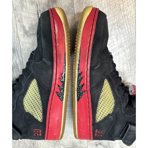 Jordan Fusion 5 Shoes Mens 13 Varsity Red Black Athletic Sneakers‎ with Box main image 16